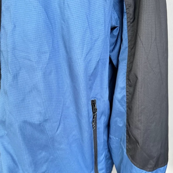 Gerry Jacket Windbreaker Size XL Blue Black Hooded Nylon 1319583 - Picture 3 of 5